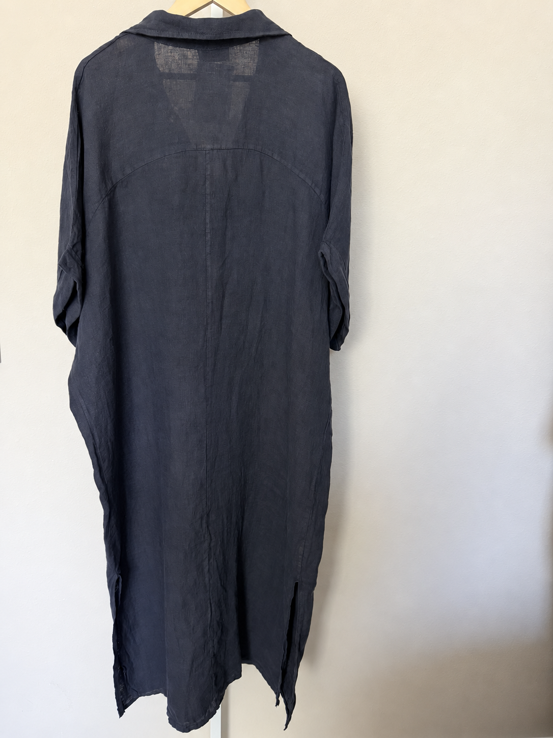 Made in Italy 100% Linen Relaxed Maxi Dress